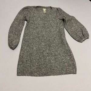 MAX STUDIO Shift Sweater Dress heather gray M